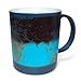 Thumbs Up UK Day and Night Heat Sensitive Color Changing 10 oz Ceramic Coffee Mug, 1 Count (Pack of 1)