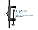 XFISHMAN Rotary Fly Tying Vise Vise Square Pedestal Base C Clamp Steel Hard Jaws kit