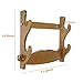 Eforlife Sword Holder Wall Mount Decent Solid Real Wood Samurai Sword Stand Bracket Hanger for Katana Wakizashi Tanto (2 Tier)