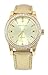 Gino Milano Women's Gold Leather Band Watch & Matching Tri-Fold Wallet Set - Gold