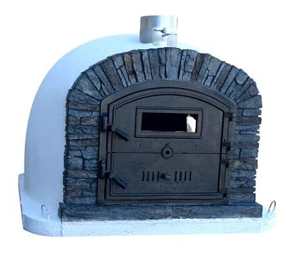 Amazon Com Ventura Black Stacked Stone Premium Pizza Oven Garden