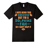 Men's miami dolphins t-shirt 2XL Black