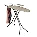 Household Essentials Household essentials 9718401 wide top 4leg mega ironing board with adjustable height and bonus sleeve board natural cotton cover, 16 Pound