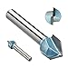 uxcell 90 Degree V-Groove Router Bit 1/2