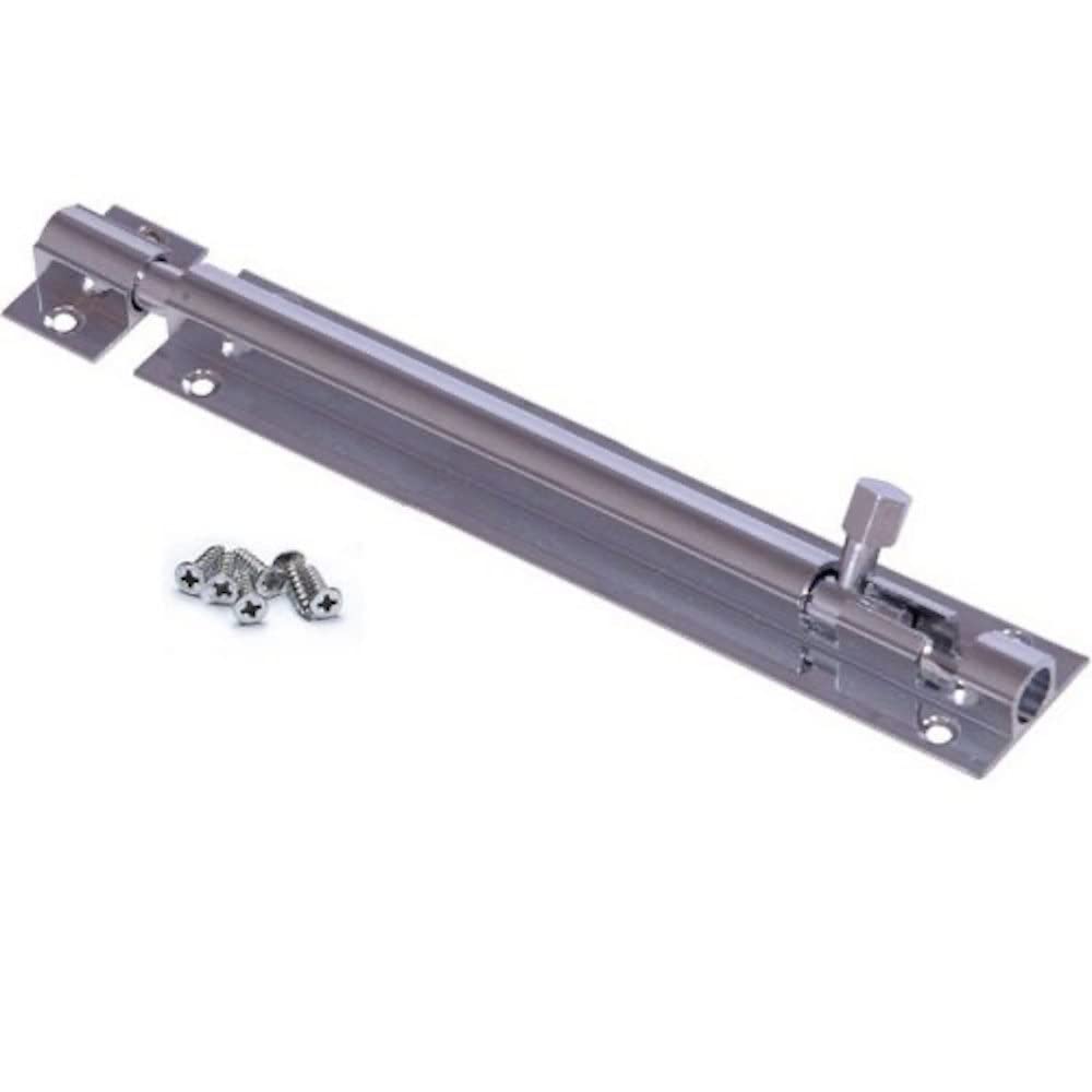 Merriway BH05822 Surface Slip Chrome Plate Door Bolts, 150 mm (6 inch)
