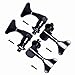 4pcs 4r Sealed Bass Tuning Pegs Tuners Machine Heads Black