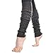 Angelina Cozy Cable Knit Solid Gray Leg Warmer #1815_Gray