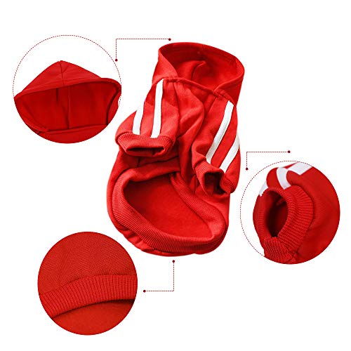 Eastlion Hoodie Sweater Hondenkleding, hondenjas, grijs, maat M - Afbeelding 4