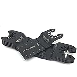 10 Metal/Wood Universal Quick Release Oscillating Saw Blades, Fein Multimaster, Porter Cable, Craftsman, Ridgid, Ryobi, Milwaukee, Rockwell, Chicago, Stanley, Ryobi, and more