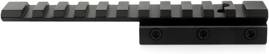 UniqueFire Dovetail to Picatinny Extension Adapter Riser Rail Mount Base 11mm Conversion to 20mm Rail,125mm Length - Image 5