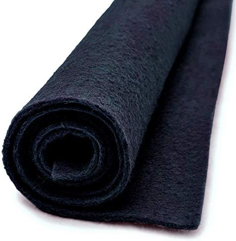 Denim Blue - Wool Felt Oversized Sheet - 20% Wool Blend - 3 12x18 inch Sheets