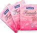 3 Pack Female Condom~ FC2 Latex-free Nitrile for Internal Use Pink Bulk Package with Instruction Sheet