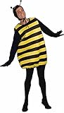 Forum Novelties Men's Honey Mooners Bee Costume, Black/Yellow, One Size
