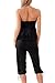 Pink Queen Women's Off Shoulder Top Draped Waist Knee-Length Pants Jumper