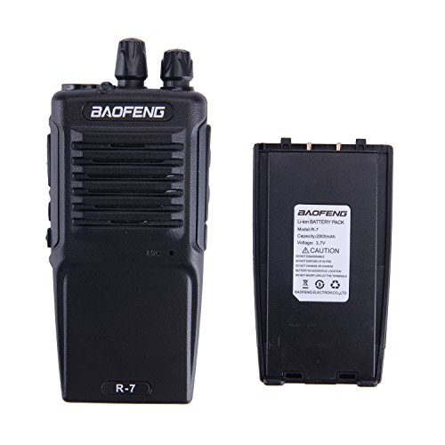 Nestling R-7 Two Way Radio Long Range UHF 400-470MHz Signal Frequency Single Band 16 CH Walkie Talkies with Original Earpiece (4 Pack) - Thumbnail 3