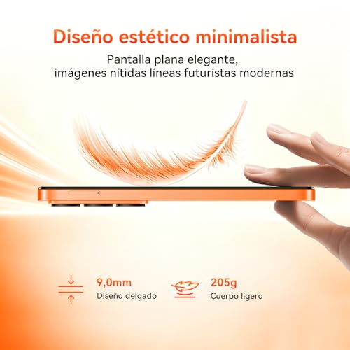 Blackview Wave 10C Mobile Phone Android 16, 16GB+32GB/1TB, 32MP+13MP, 5000mAh, 6.88" Screen, 4G Dual SIM, GPS, 3 Slots, 3.5mm, 3 Years Warranty, Orange