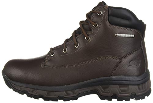 Skechers Men's Morson-SINATRO Hiking Boot, dkbr, 13 Medium US - Thumbnail 5