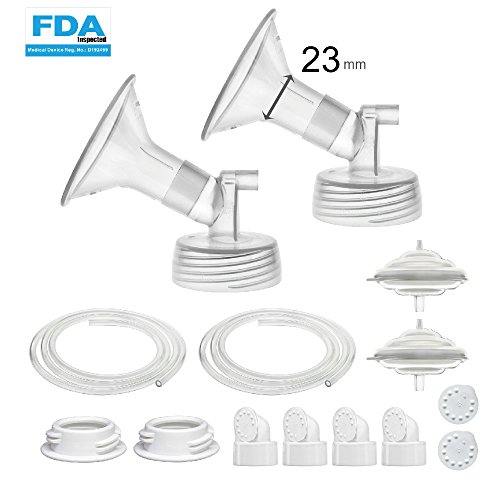 Buy Maymom Wide Neck Pump Parts for spectra S1/S2 Pumps; Incl Wide