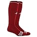 adidas Rivalry Baseball Socks (2-Pack), University Red/White, Medium