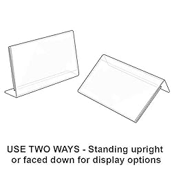 Azar Displays 112742 Horizontal Slanted, L-Shape