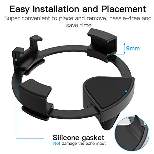 2019 New Echo Input Auto Car Air Vent Mount Bracket Holder, Boomba Universal ABS Plastic Automatic Mount Holder Compatible with Echo Input - Black - Thumbnail 2
