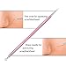 Blackhead Remover Needles Tweezers Acne Stick Pimple Spots Blemish Comedone Extractor Removal Tool Kit Stainless Steel Facial Cleaning Skin Care Dental Tool with Metal Case by BUVE