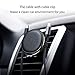 Air Vent Phone Holder,Baseus Universal Car Air Vent Megnetic Suction Bracket Mount Stand & [Wire Holder Cable Clip][Free Metal Plate]for Cell Phones from 4-6.0''                       