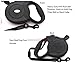 Heavy Duty Retractable Dog Leash 26ft,Pet Long Walking Leashes Leads for Small Medium Large Dogs Doggie Up to 110lbs (Black)