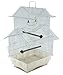 EDM Bird Cage House Style – White – Starter Kit, Swing Perch Feeders – Two Storythumb 1
