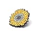 Yamalans Unisex Sunflower Brooch Pin Badge Enamel Backpack Jeans Decor Xmas Gift