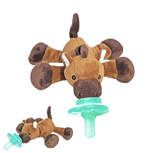 Nookums PaciPlushies Buddies Horse Pacifier Holder Adapts to Name