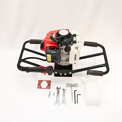 2 Man Hand Held Post Hole Digger / Earth Auger w/ 4" 6" 8" Bits, 63 cc 3 hp EPA