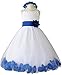 Flower Girl Dress Rose Petal Paperio Easter Wedding Girl White (Baby - 14)