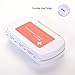 4ucycling 2 Pack Easy Carry Divided Vitamin Medicine Box Pill Case Tight Lock 6 Compartment for Daily Using