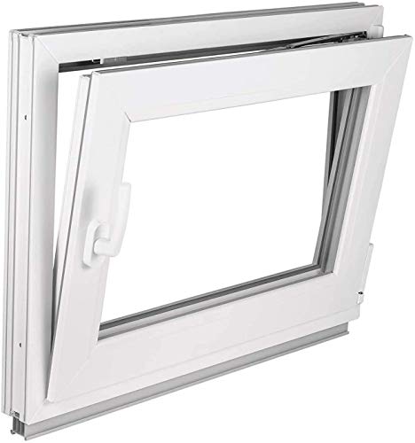 Premium Kellerfenster Von Fenstiger - Kunststofffenster Weiß BxH 600 x 400 mm - Garagenfenster/Gartenhaus Fenster BxH 60… – Bild 5