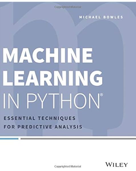 machine learning with python for everyone pdf