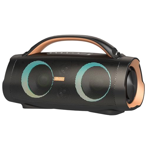 DOSS Extreme Boom+ Bluetooth Speaker Copper Gold