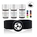 LorFain Essential Oil Bracelet Sporty Gift For Kids Girls Women, Slap Aromatherapy Diffuser Bracelets with 36 Fill Pads Stainless Steel Soccer Locket (Black)