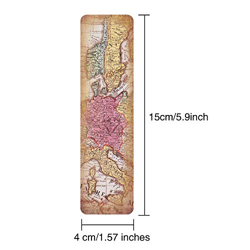 image for SATINIOR 60 Pieces Vintage Style Bookmarks Retro Cardboard Bookmarks f