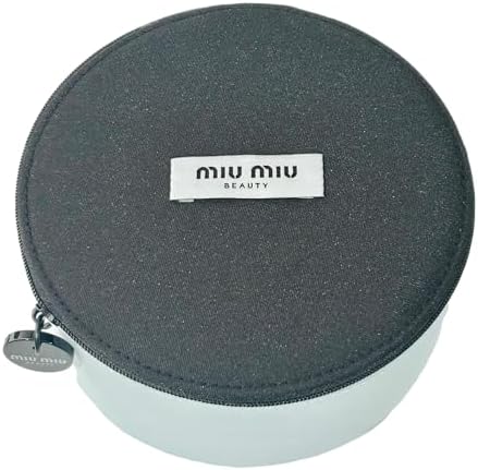 Prada Miu Miu Trick Oval Crystal Dark Blue Plex Charm Key Chain