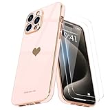 Teageo for iPhone 15 Pro Case with Screen Protector
