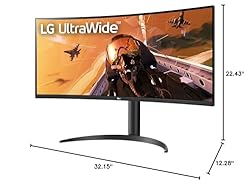 LG UltraWide QHD 34-Inch Curved Computer Monitor