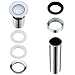Bathroom Faucet Sink Drain Assembly - Doris D001 Luxury Pop Up Drain Stopper for Bathroom Sink with Overflow,Chrome