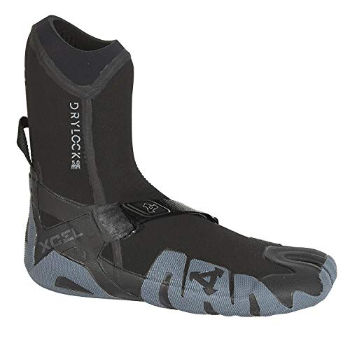 Xcel Drylock 5mm Split Toe Boot Fall 2017, Black/Grey, 11