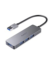Aukey - Estación de carga USB de 10 puertos con cargador USB 3.0 de carga rápida para Samsung Galaxy Note8 S8 S8+, iPhone X 8 7 Plus, iPad Pro Air 2 y más, Gris (Space Grey)