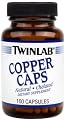 Twinlab Copper 2 mg Caps, 100 ct