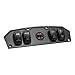 STV Motorsports Custom Rocker Switch Dash Panel for Can Am Maverick & Commander (no switches included) (4, Black)