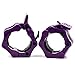 Greententljs Barbell Clamps 2 Inch Olympic - Pair of Collars Quick Release Locking Barbell Workout Pro Weight Plate Clamp Clips for Gym Power Heavy Weightlifting Fitness (Purple)