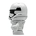 BulbBotz Star Wars Stormtrooper Kids Light up Alarm Clock | White/Black | Plastic | 3.5 inches Tall | LCD Display | boy Girl | Official