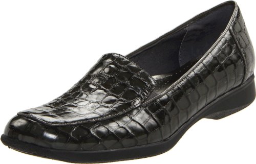 Trotters Women's Jenn Croco Loafer,Dk Gray Croco,8 WW US
